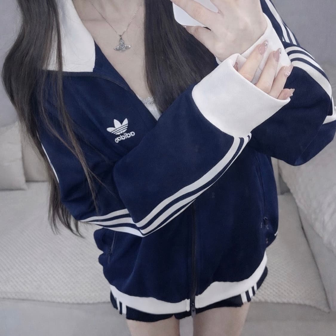 아디다스 아디컬러 클래식 베켄바우어 트랙탑 나이트 인디고 m 상품이미지1