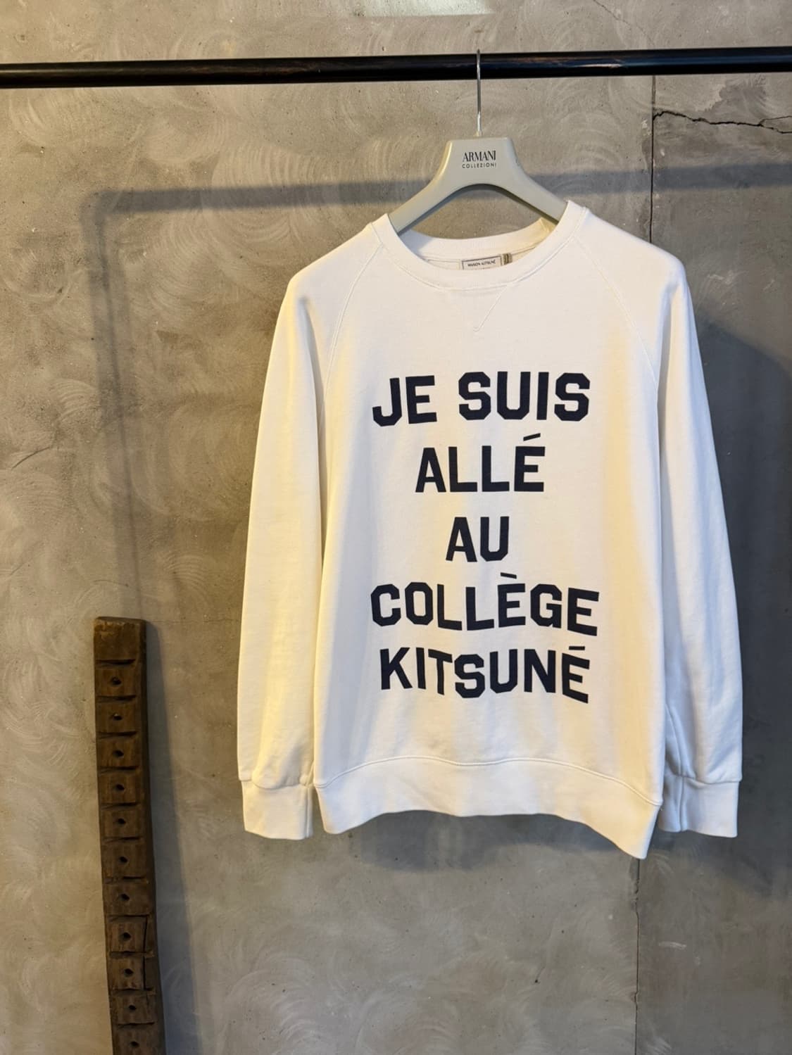 메종키츠네 레터링 맨투맨 100~103 상품이미지1