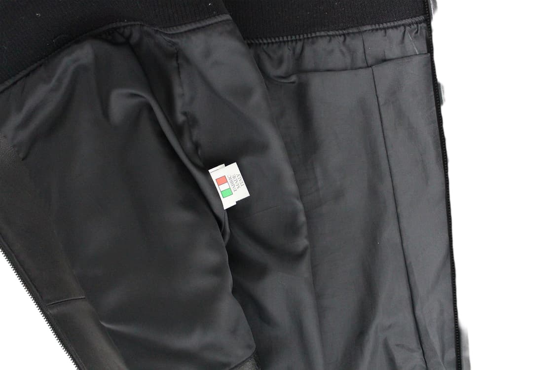 2000s JAPAN 램스킨 레더 싱글 집업 자켓 상품이미지3