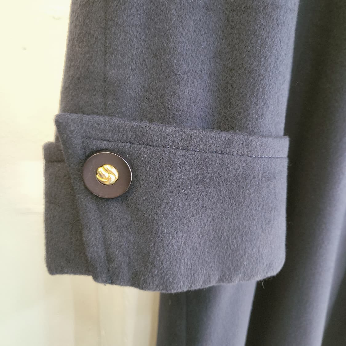 Orchidea 캐시미어100 네이비 코트 상품이미지5