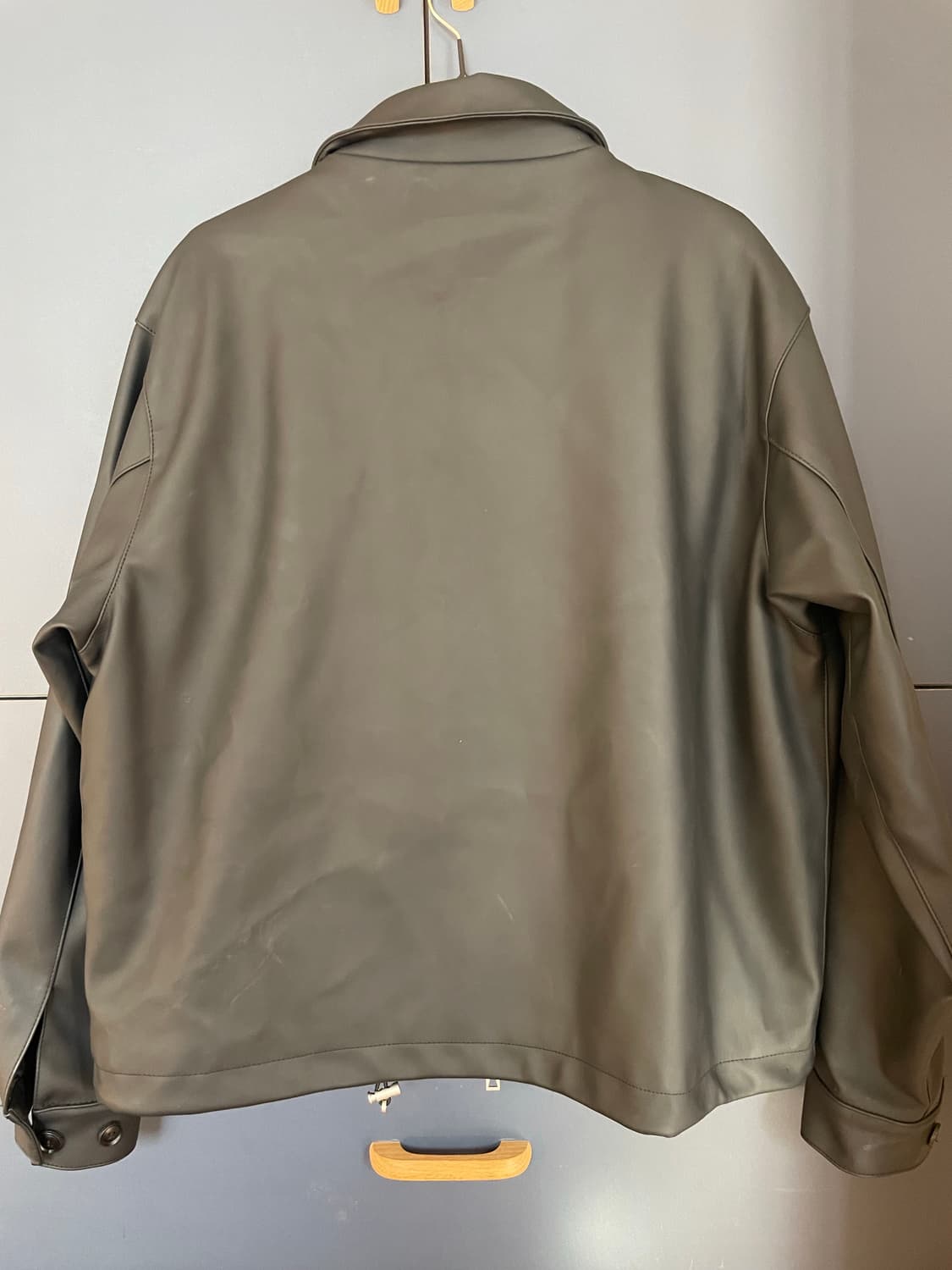 라퍼지스토어 버핑 레더 투웨이 가죽자켓 상품이미지4