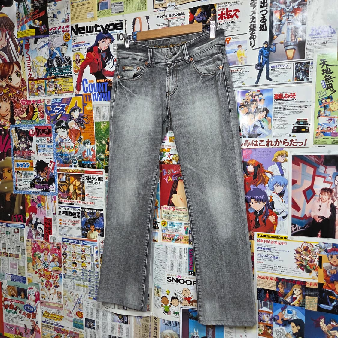 빈티지 빈폴 그레이 워싱 스트레이트 팬츠 상품이미지3