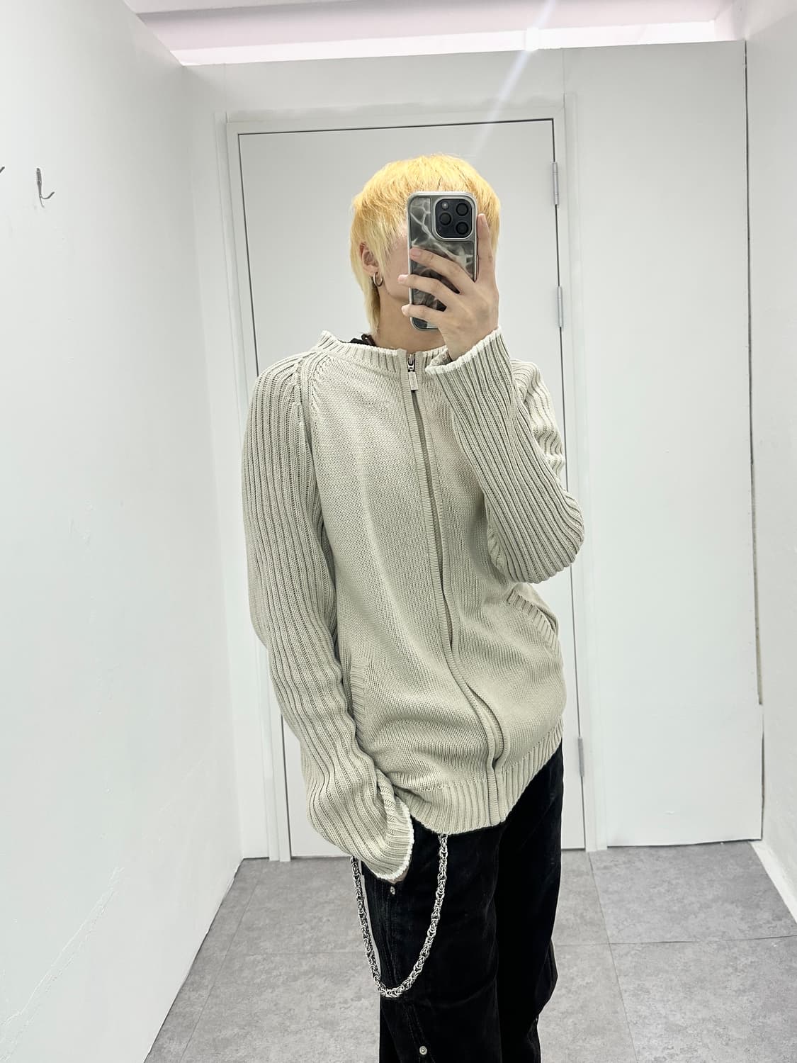 FRJEANS knit zip up 상품이미지1
