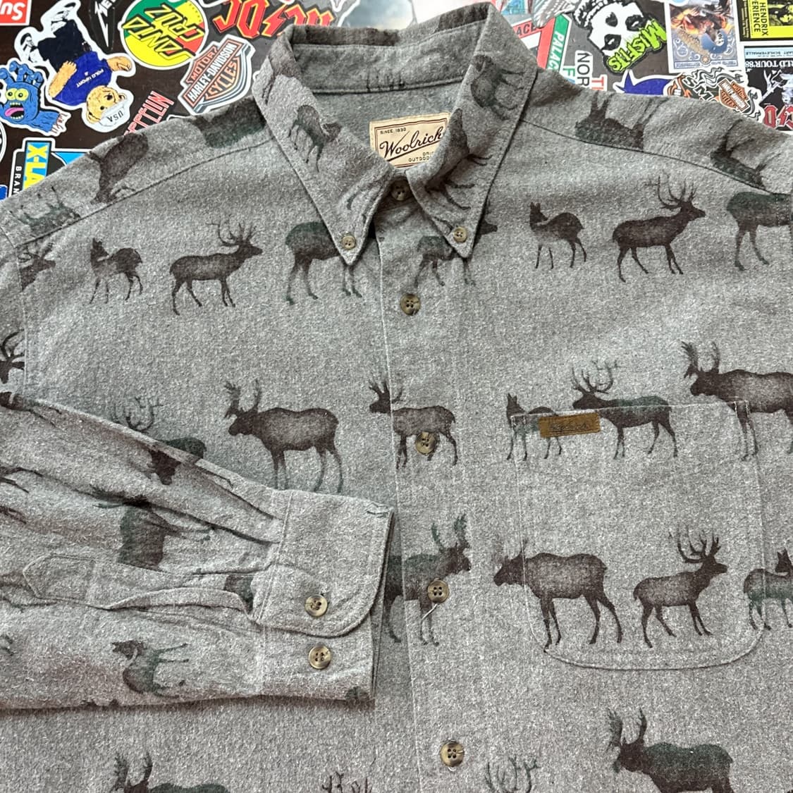 9~00s 울리치 무스 샤모아 셔츠 XL 상품이미지3