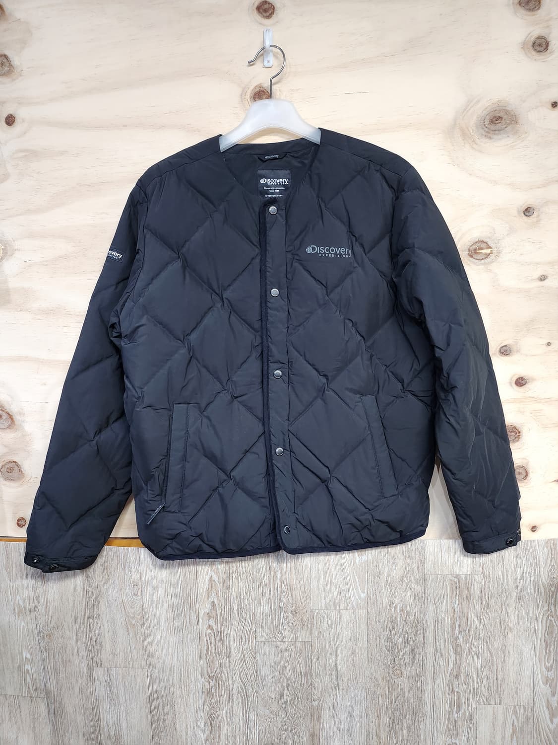 825) 디스커버리 퀼팅 경량 구스 패딩 상품이미지1