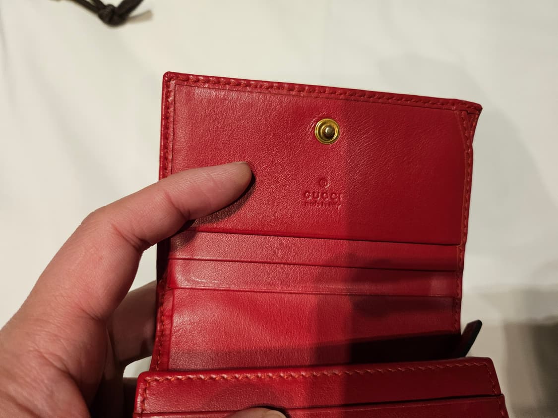 구찌 반지갑 레드 상품이미지9