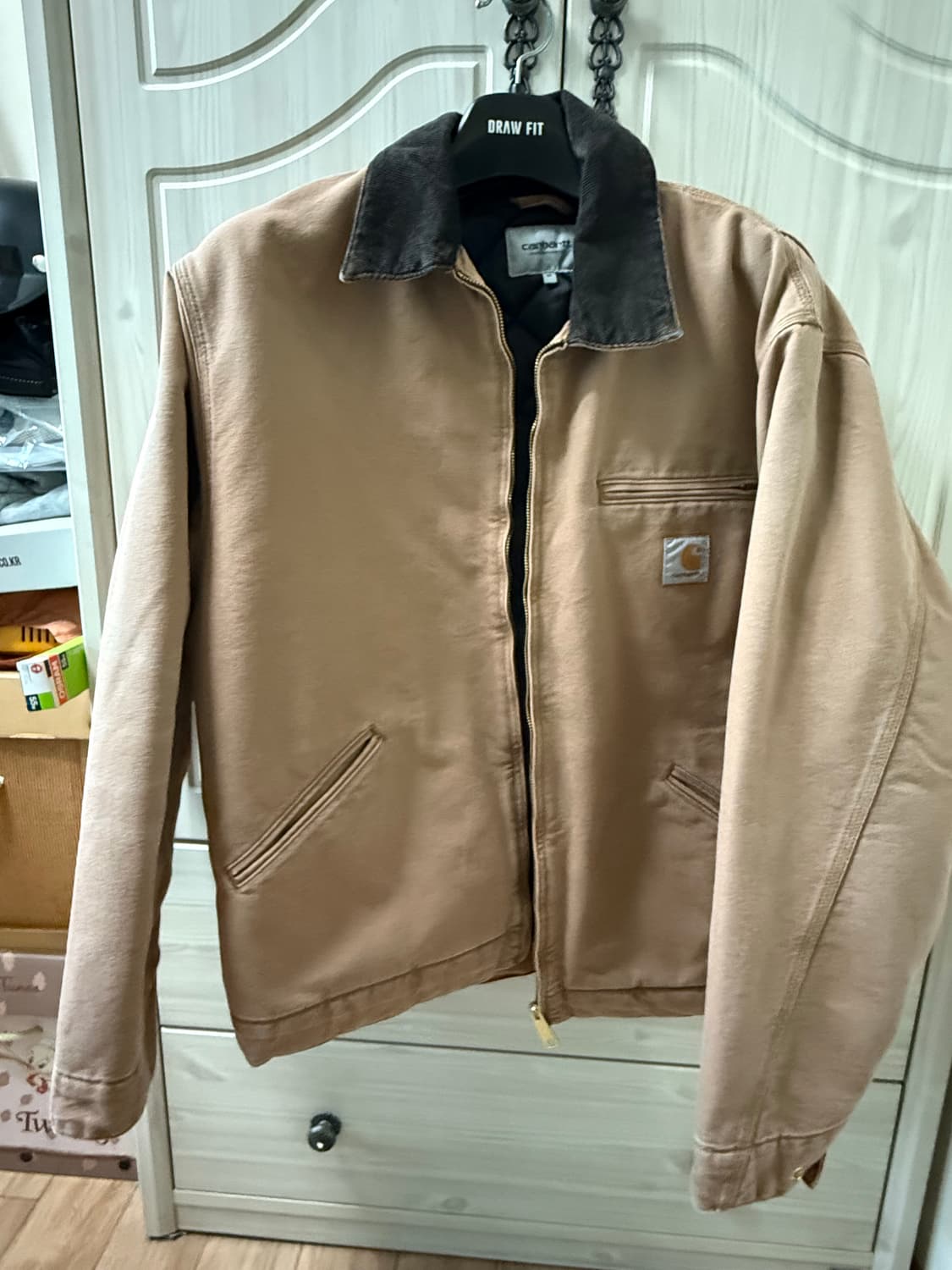 칼하트 wip 디트로이트 자켓 해밀턴 브라운 상품이미지1