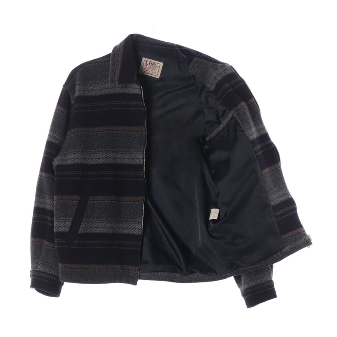Lee 빈티지 스트라이프 울 워크 집업 자켓 M 상품이미지2