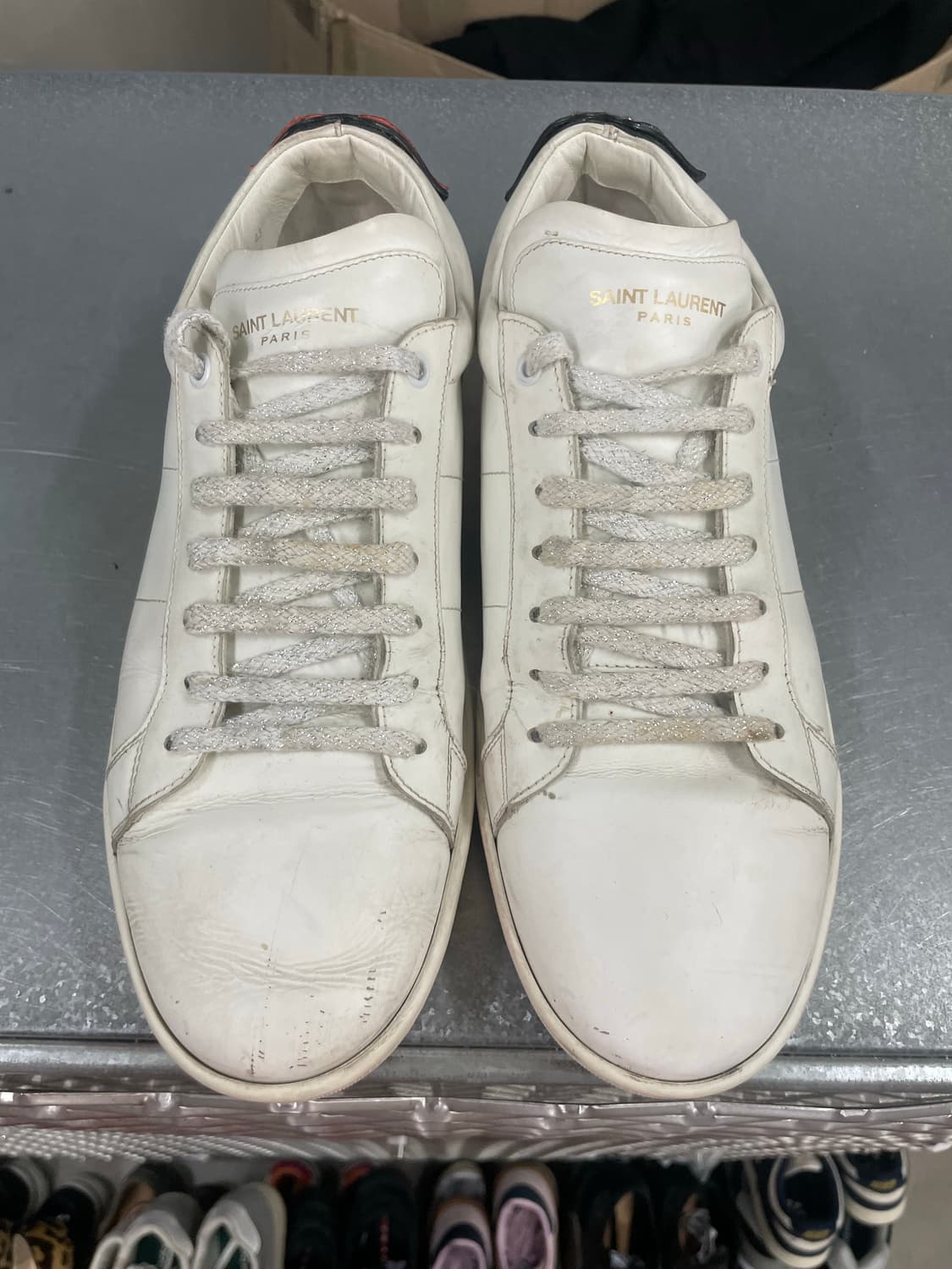 생로랑 스니커즈 화이트 43 상품이미지5