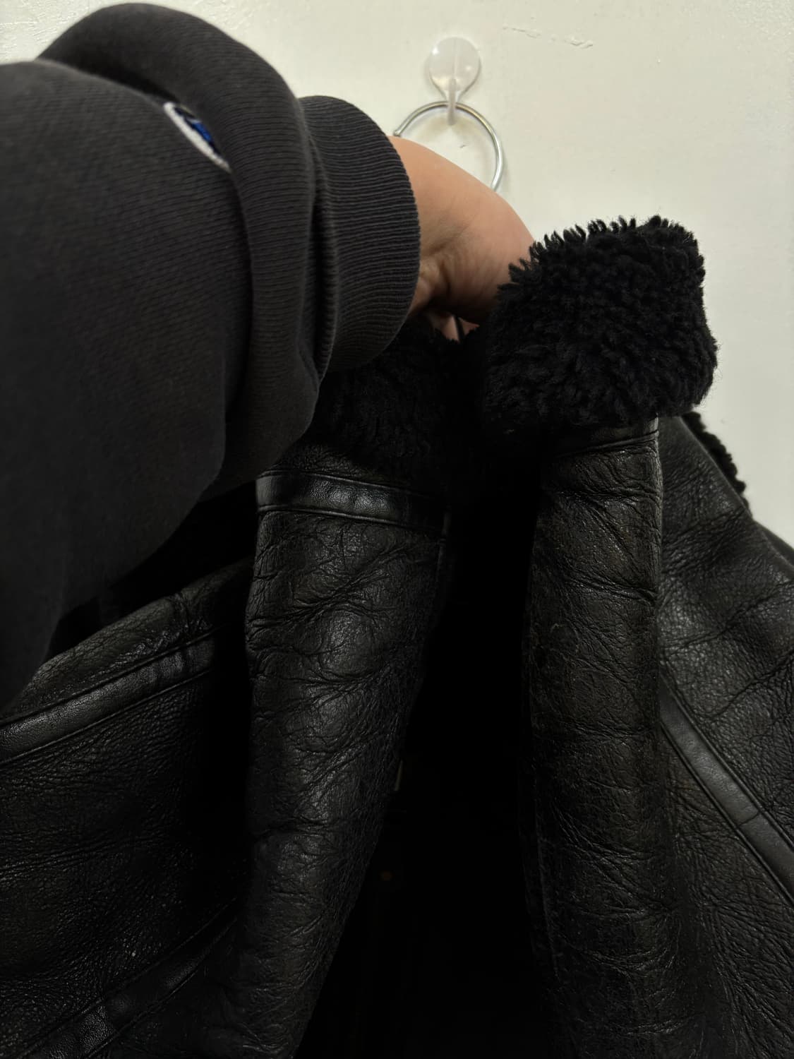 JK MEMBERS B-3 양가죽 무스탕 상품이미지5