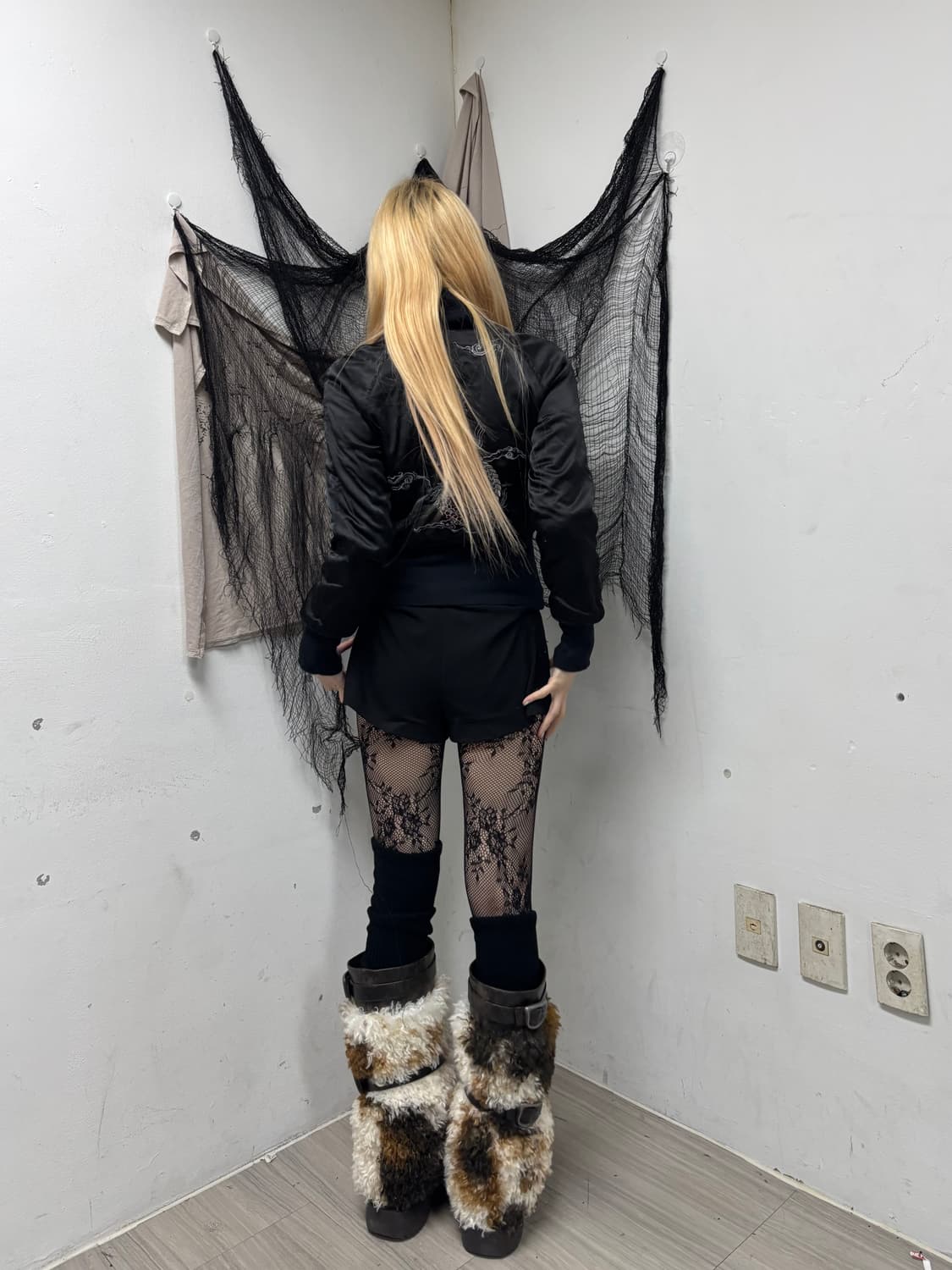 [2000s Ozz On] Dragon Print Bomber-Fit J 상품이미지6