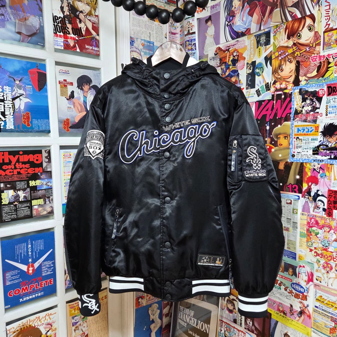 00S 엠엘비 시카고 레이어드 후드 스타디움 바시티 상품이미지2