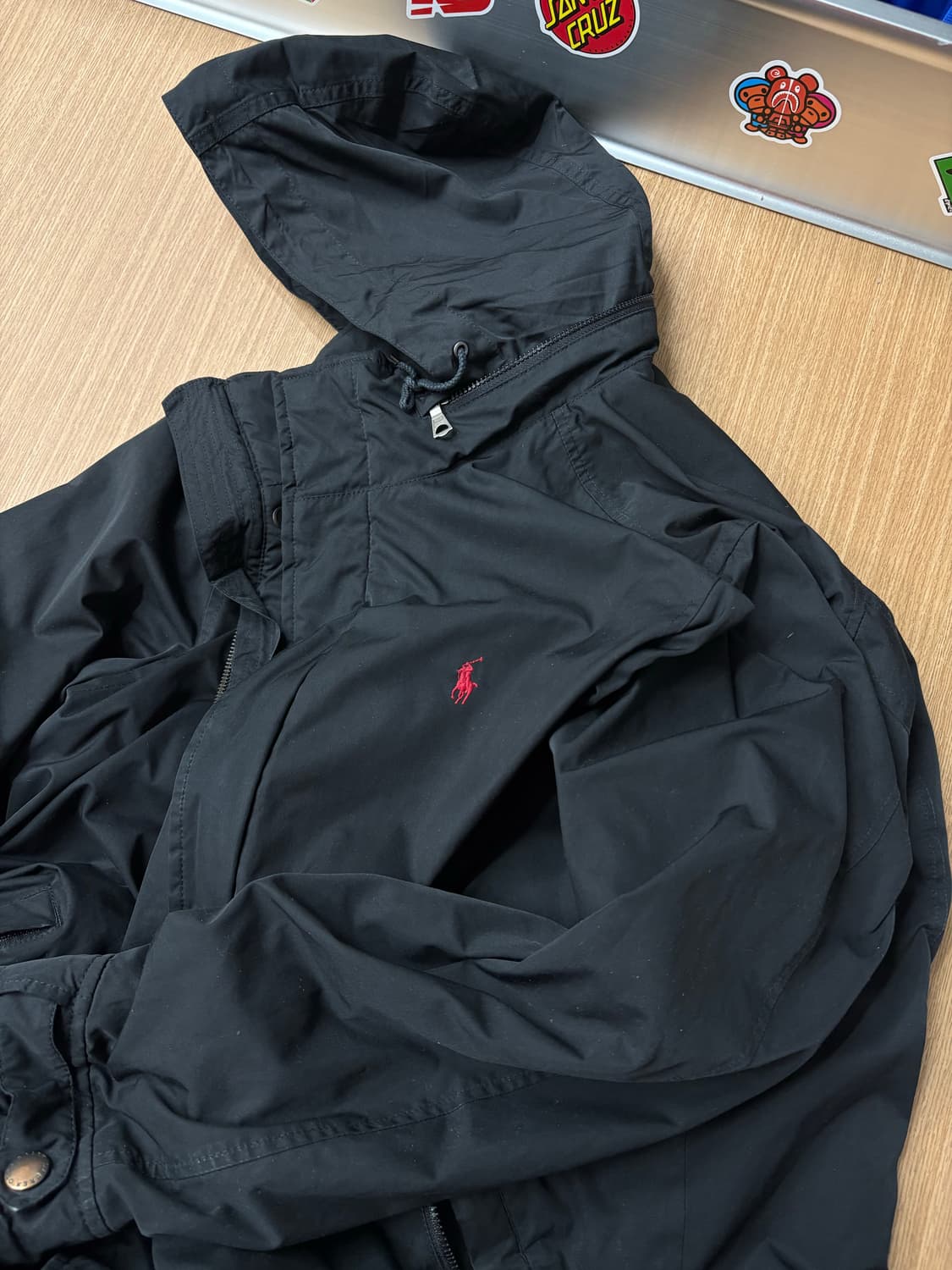 폴로 두산 후디 아카이빙 블랙 자켓 상품이미지1