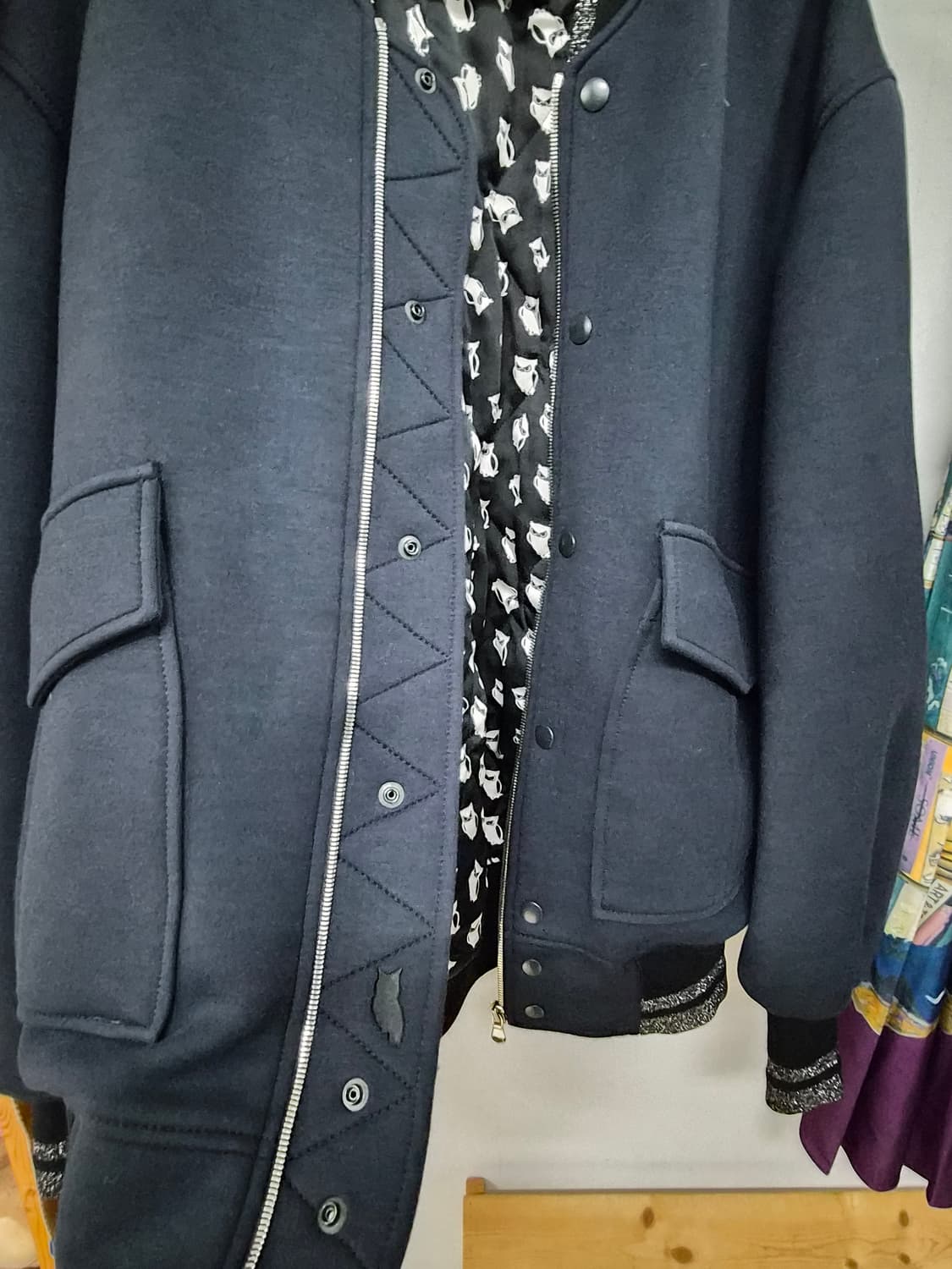 럭키슈에뜨 블루종 집업 상품이미지6