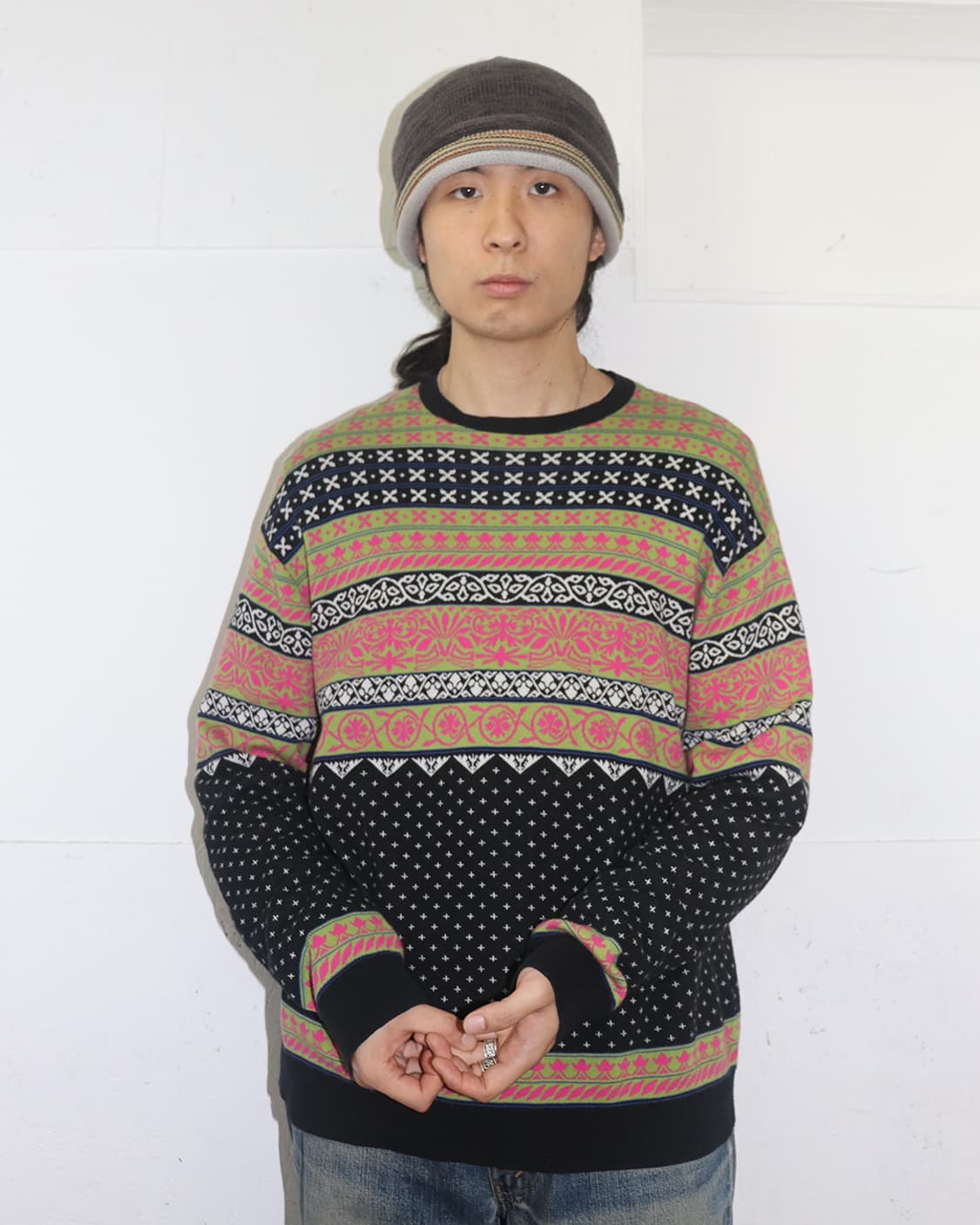 라드 뮤지션 17AW 자카드 니트 상품이미지1