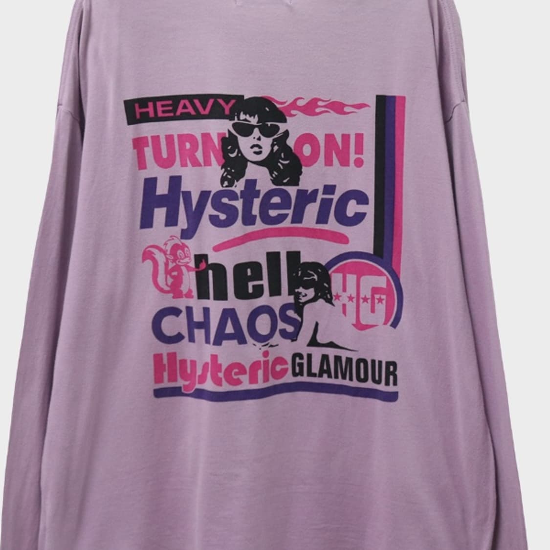 히스테릭 글래머 긴팔 티셔츠 67107 상품이미지5