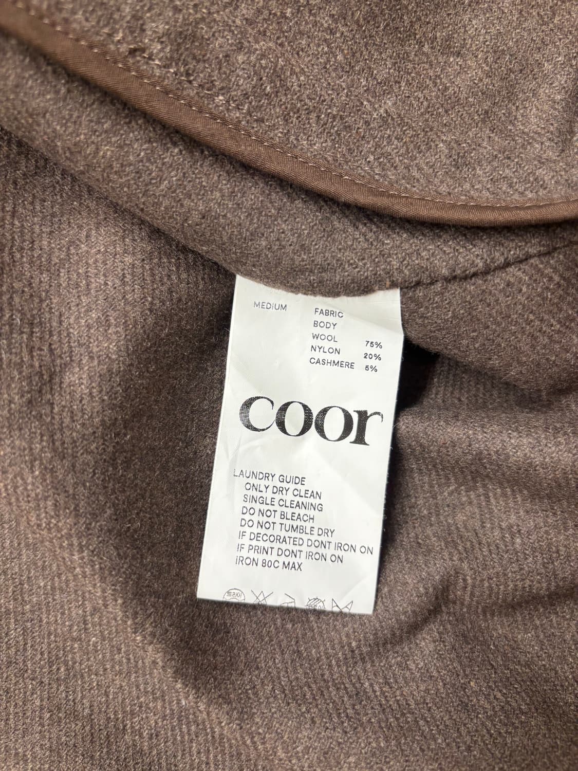 COOR 울 캐시미어 블루종 자켓 상품이미지9