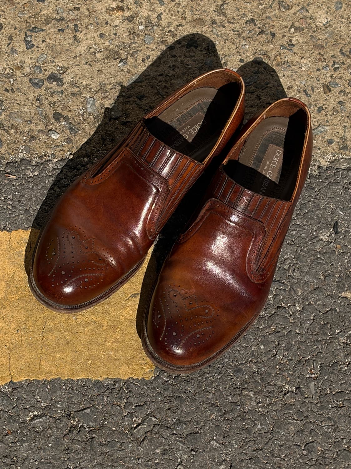 돌체앤가바나 플리츠 윙팁 구두 상품이미지2