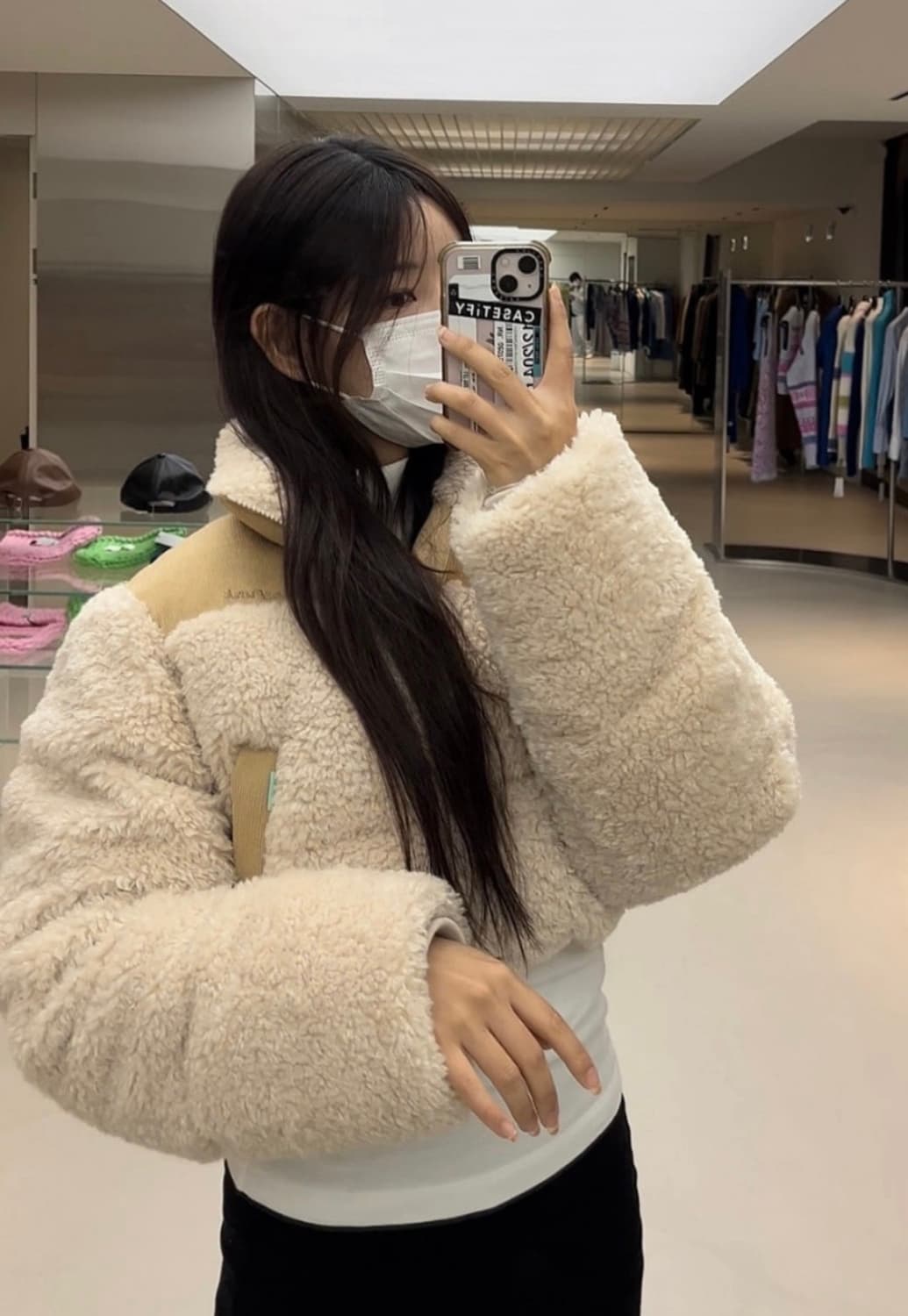 인스턴트펑크 모글 숏 패딩 아이보리 [송지효 착용] 상품이미지3