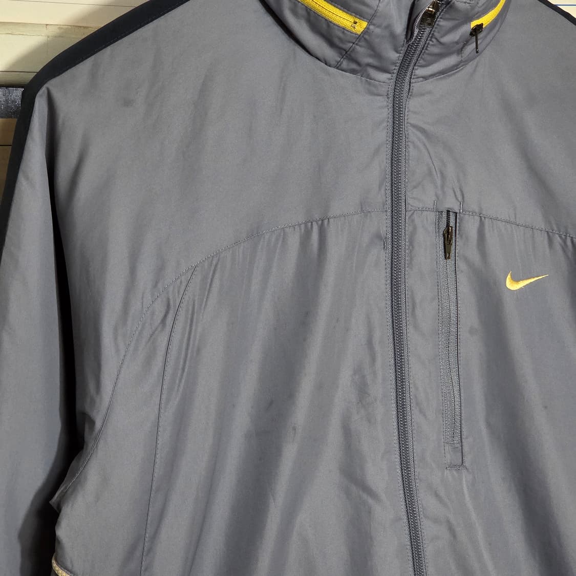 나이키 블루 그레이 누빔 바람막이 자켓  상품이미지4