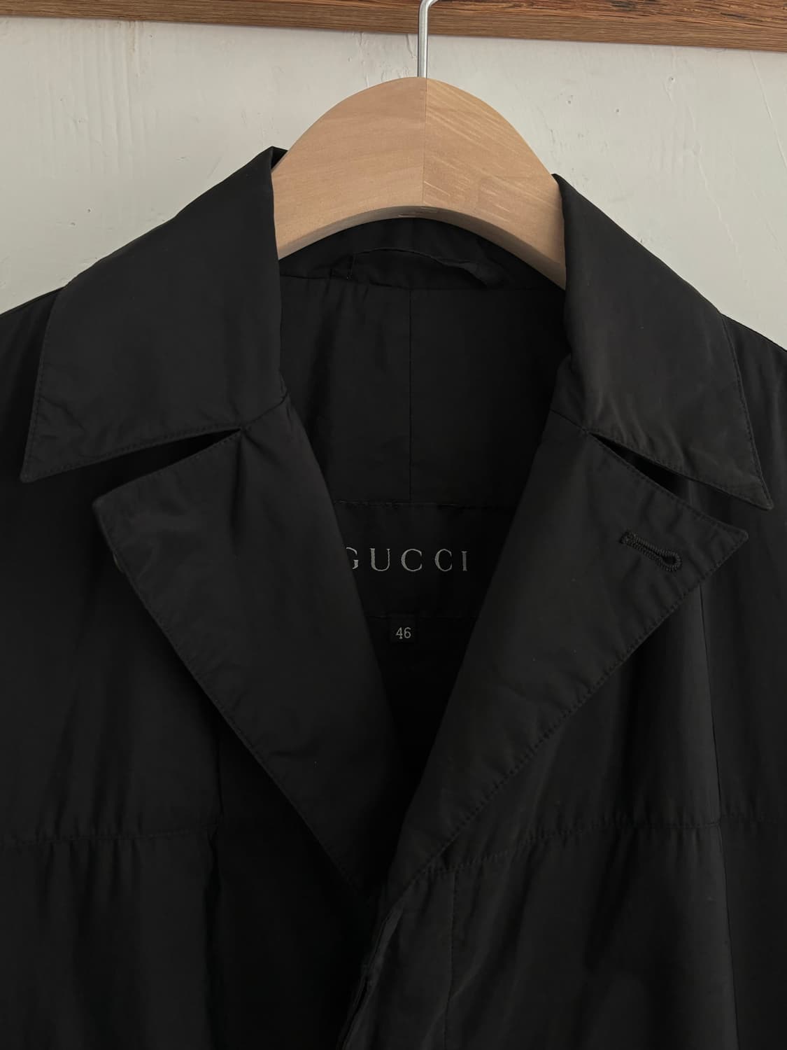 Gucci 구찌 패커블 블랙 나일론 코트 상품이미지4