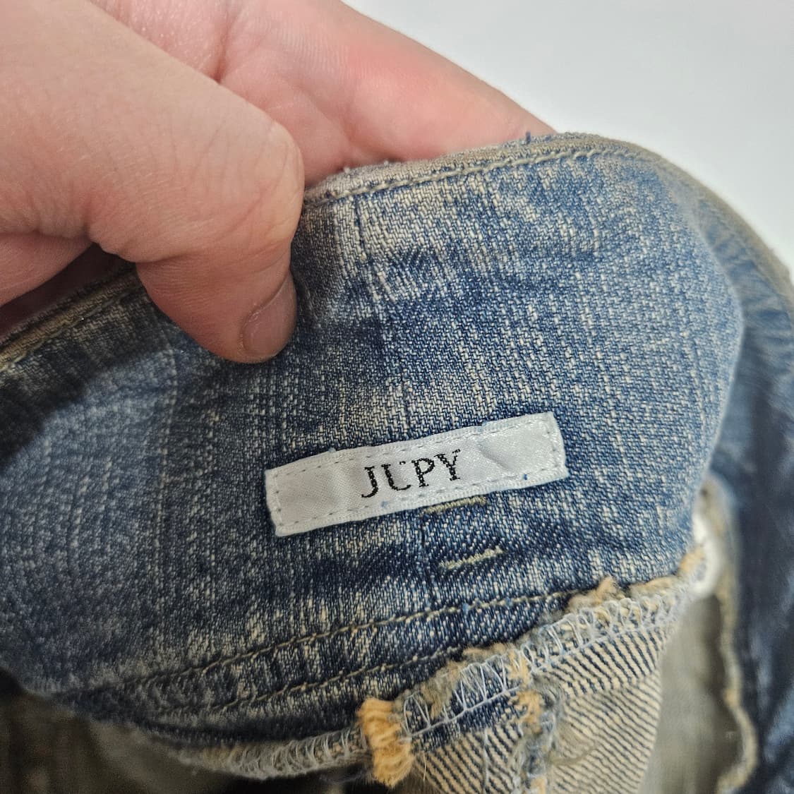 Japan Vintage 글리터 데님 스커트 S 상품이미지5