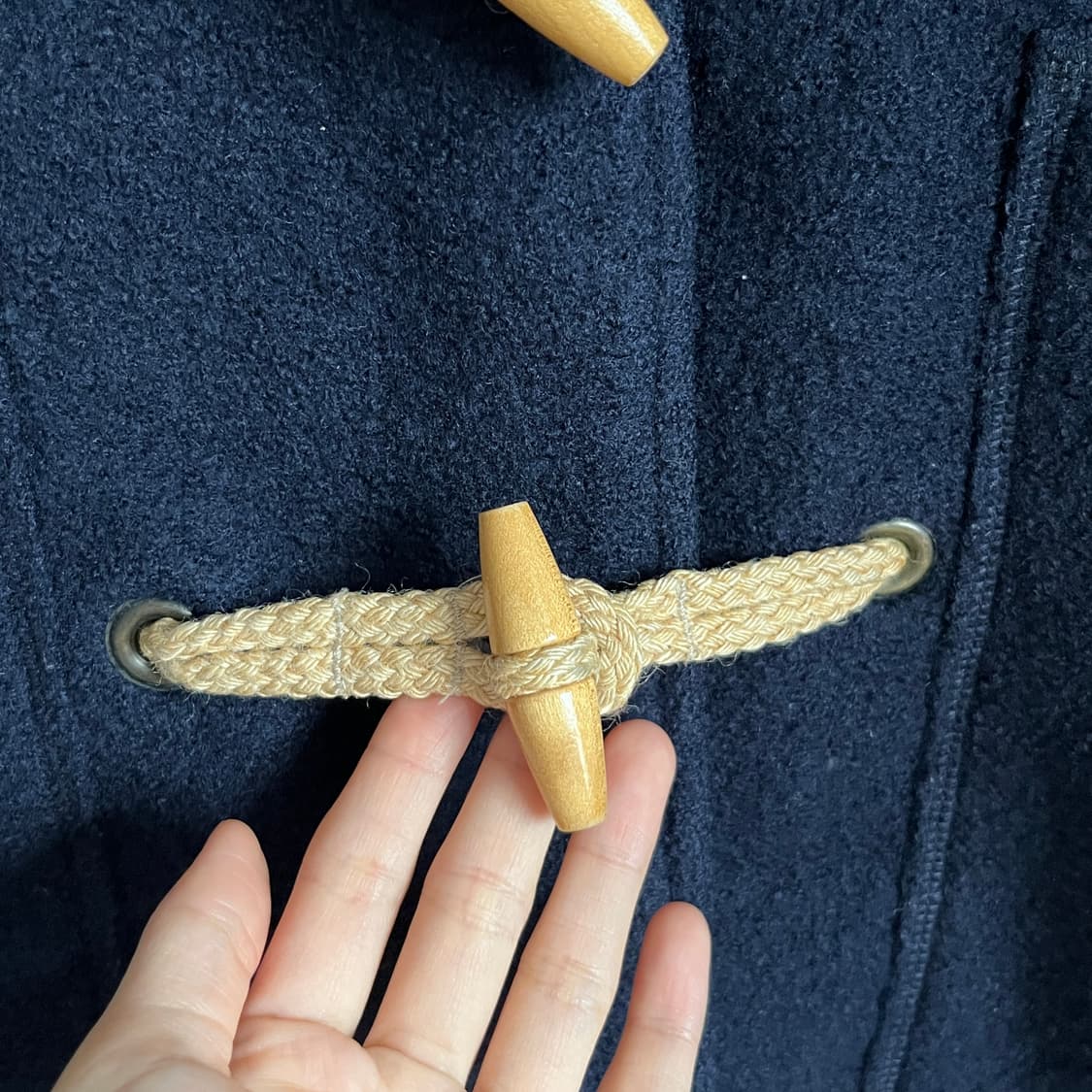 BLANC BLEU MINUIT wool 100% Duffle coat 상품이미지6