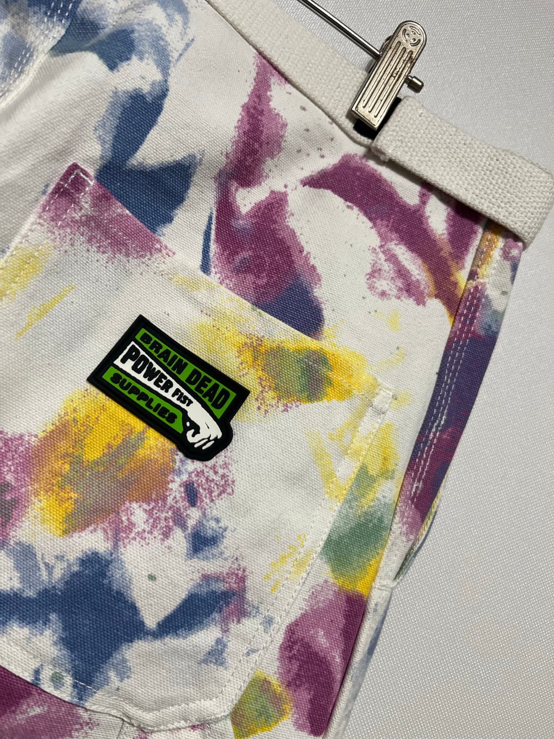 브레인데드(Brain Dead)의 화이트 페인팅 카펜터 팬츠 새상품 S 상품이미지8