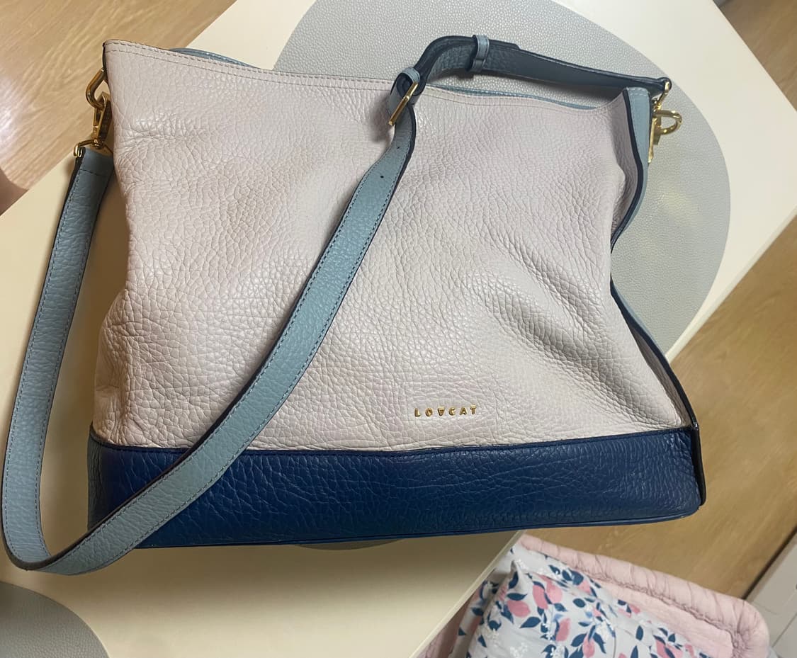 러브캣 중대형 숄더백 소가죽 상품이미지3