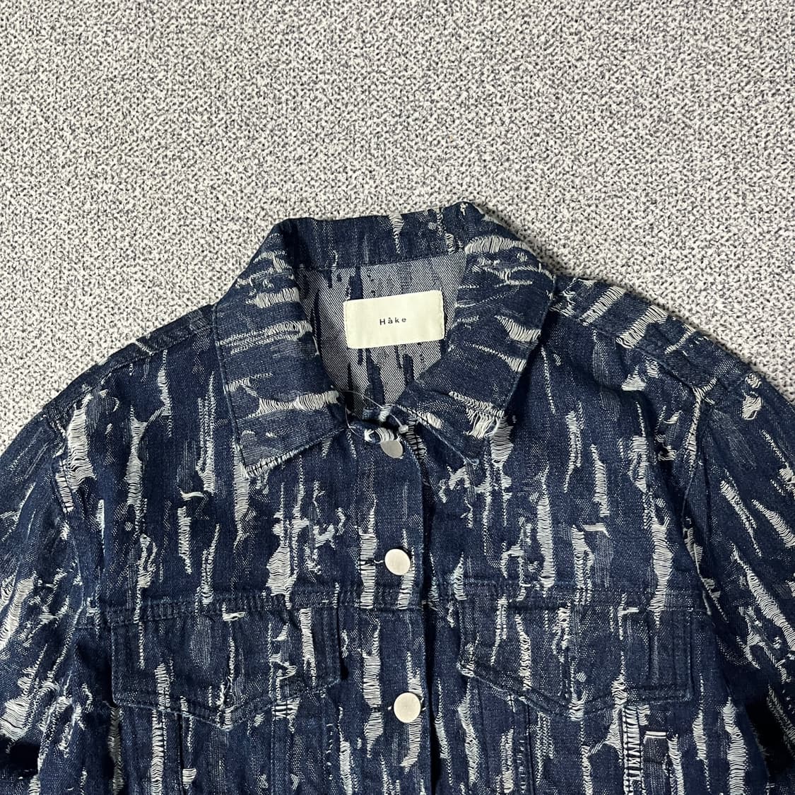 Hake 데님 셋업 청자켓 + 데님팬츠 상품이미지2