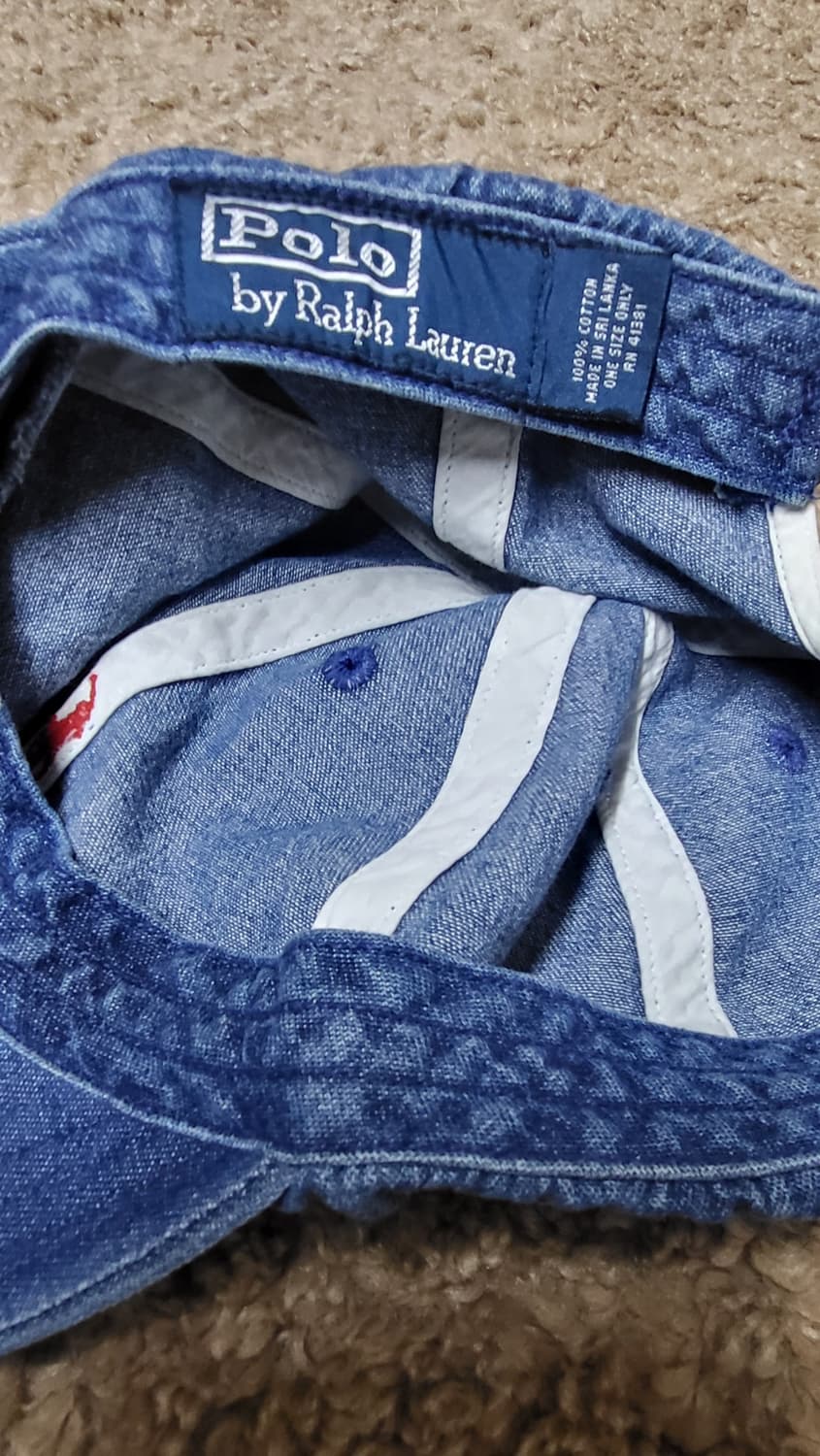 폴로 데님 모자 상품이미지3