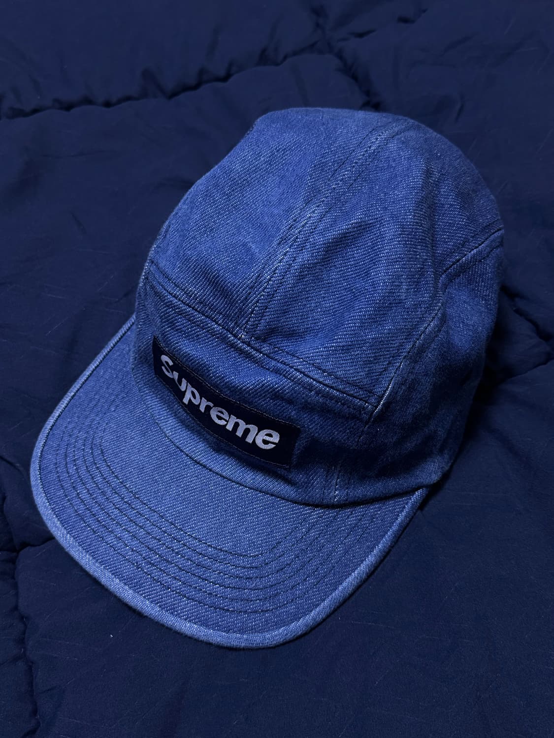 슈프림 데님 캠프캡  상품이미지1