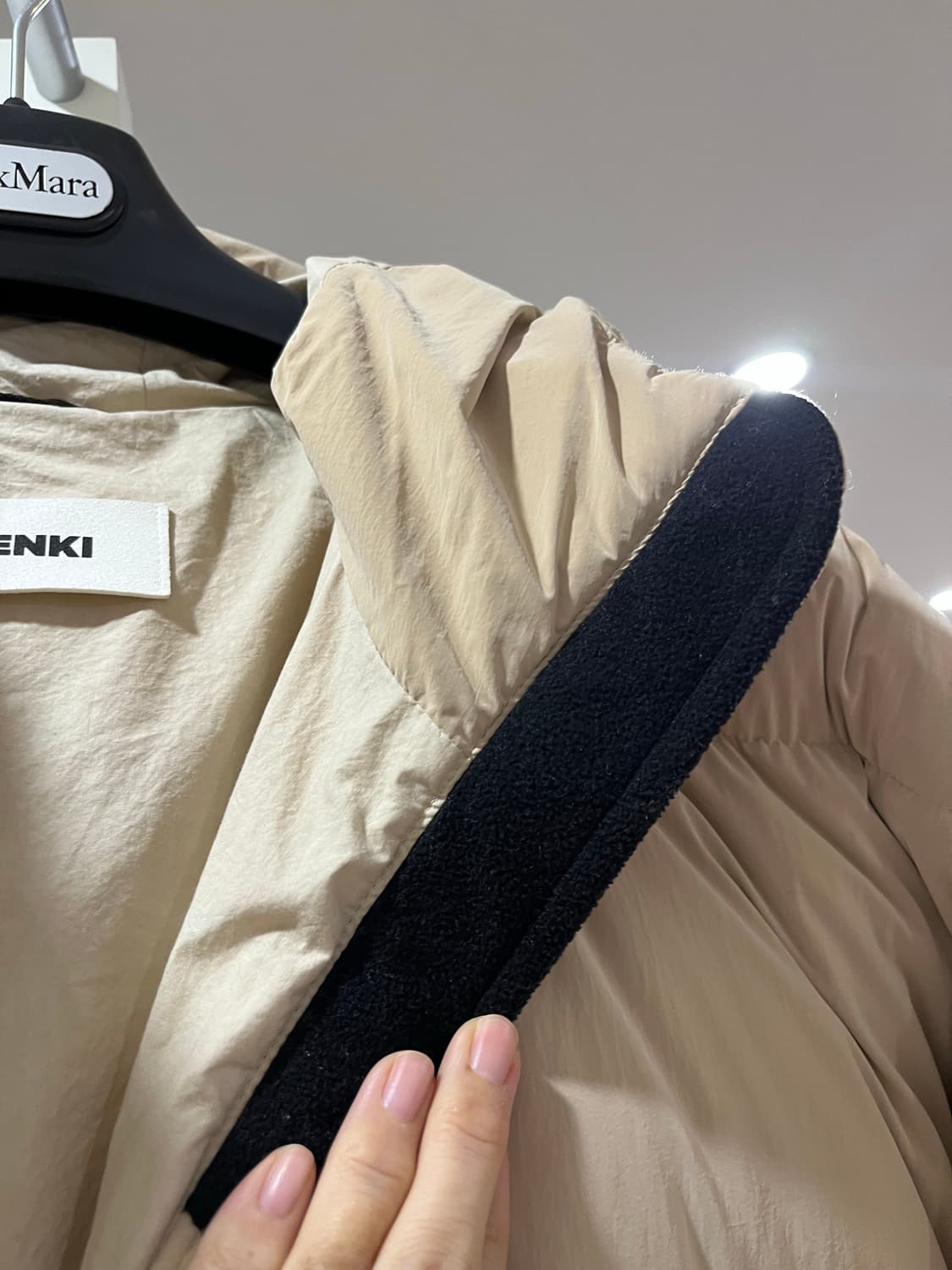 옌키옌키 미쉐린 패딩 샌드베이지 상품이미지6