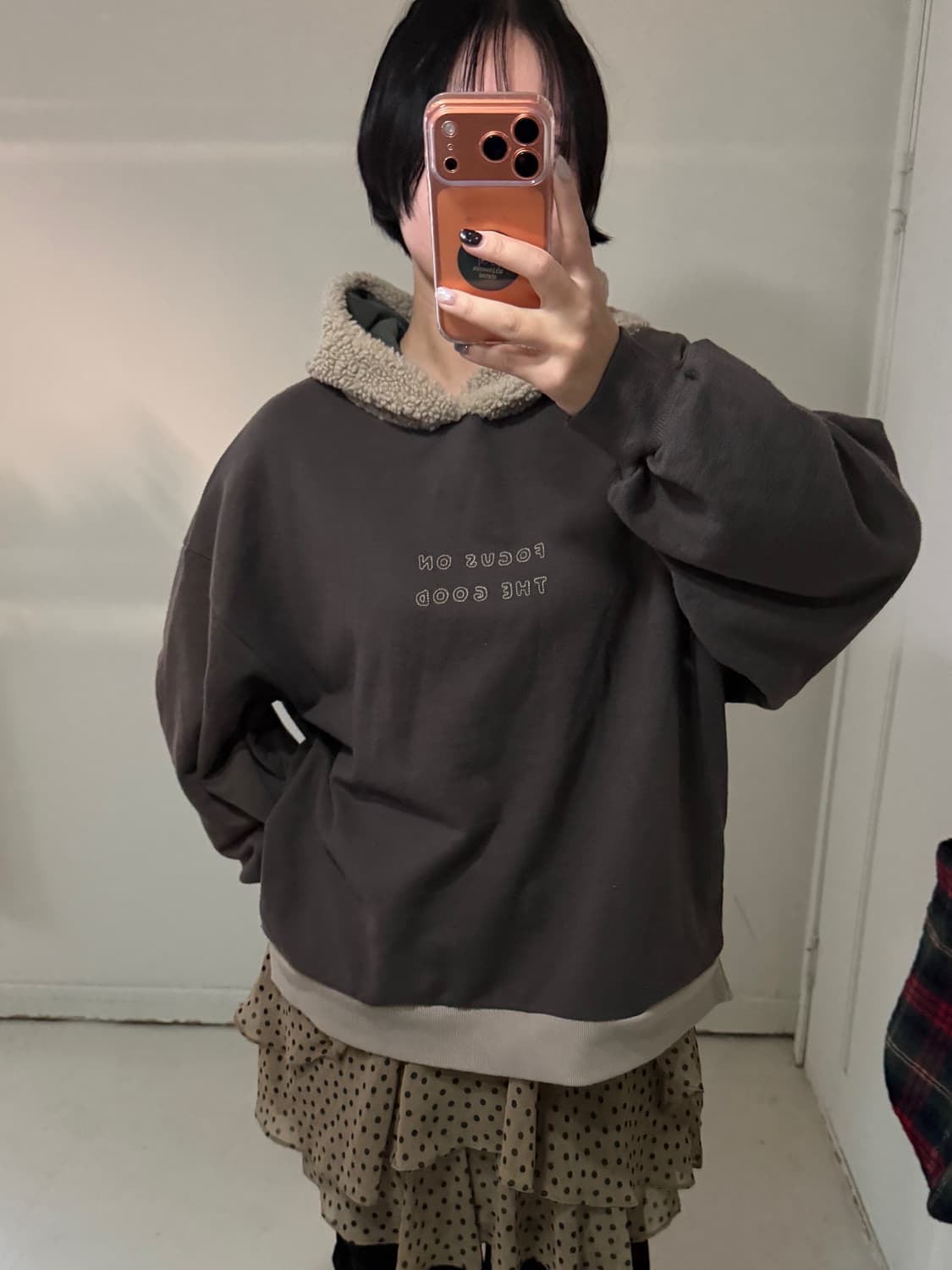 일본빈티지 모리 보아후드 후드스웻 상품이미지4