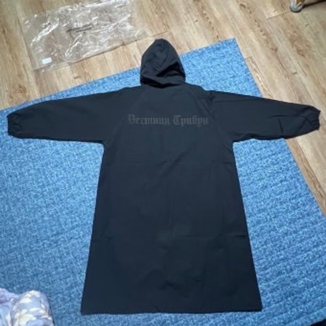 yzy RC-01 nylon rain coat 이지 고샤 레인코트 우비 상품이미지2