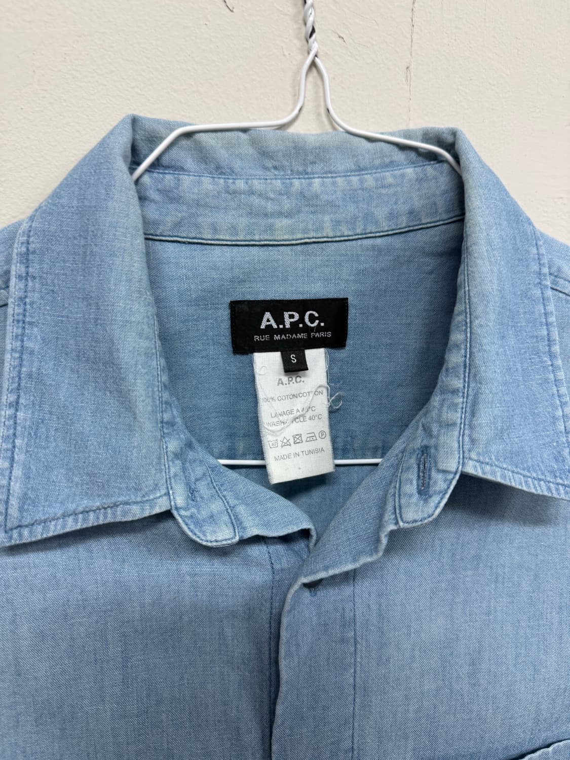 APC 아페쎄 데님 셔츠  상품이미지2