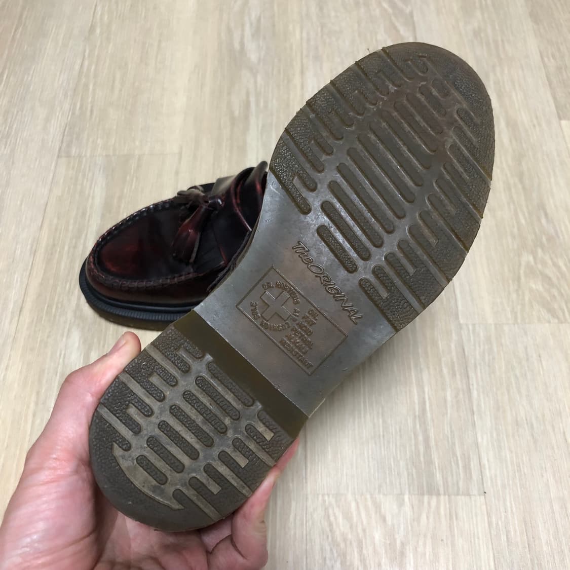 (230) 닥터마틴 Dr.martens 아드리안 태슬 로퍼 버건디 상품이미지2