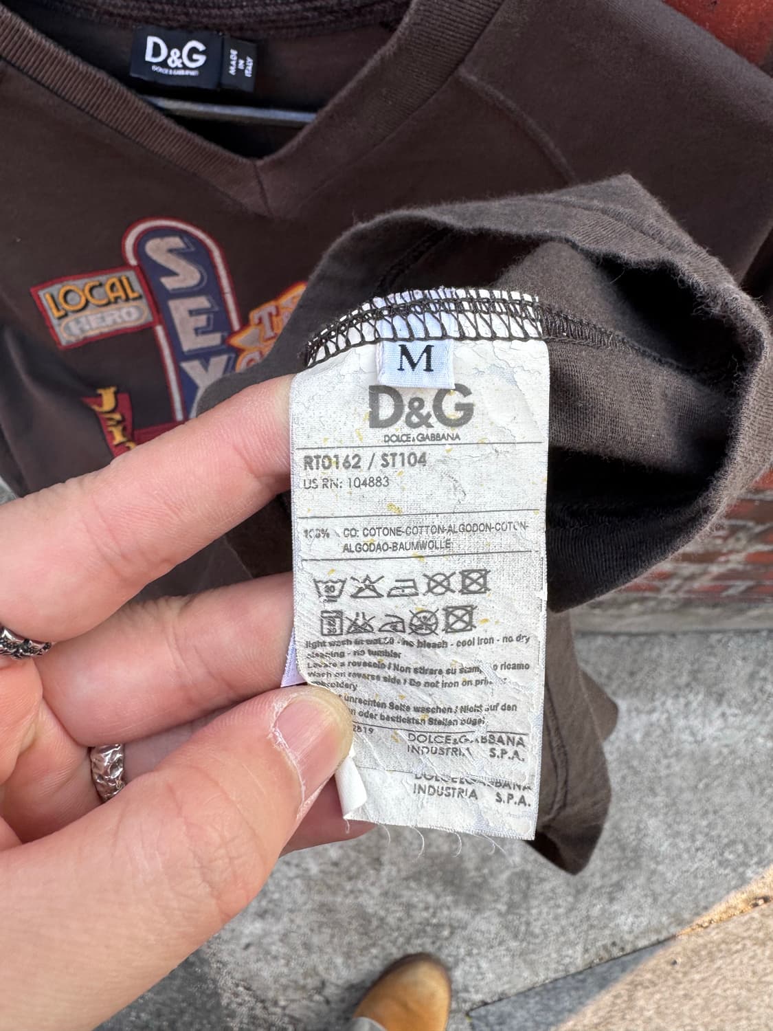 돌체앤가바나 아카이브 그래픽 반팔티셔츠 상품이미지5