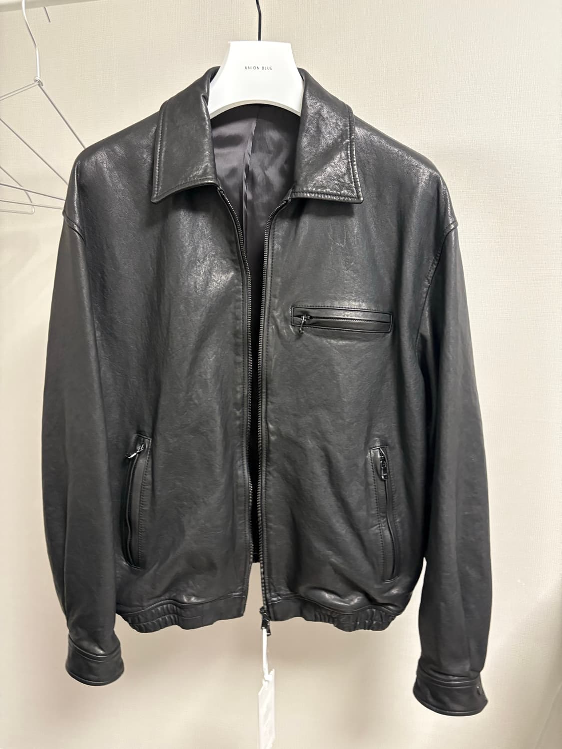 유니온블루 가죽자켓 블랙에디션 상품이미지2