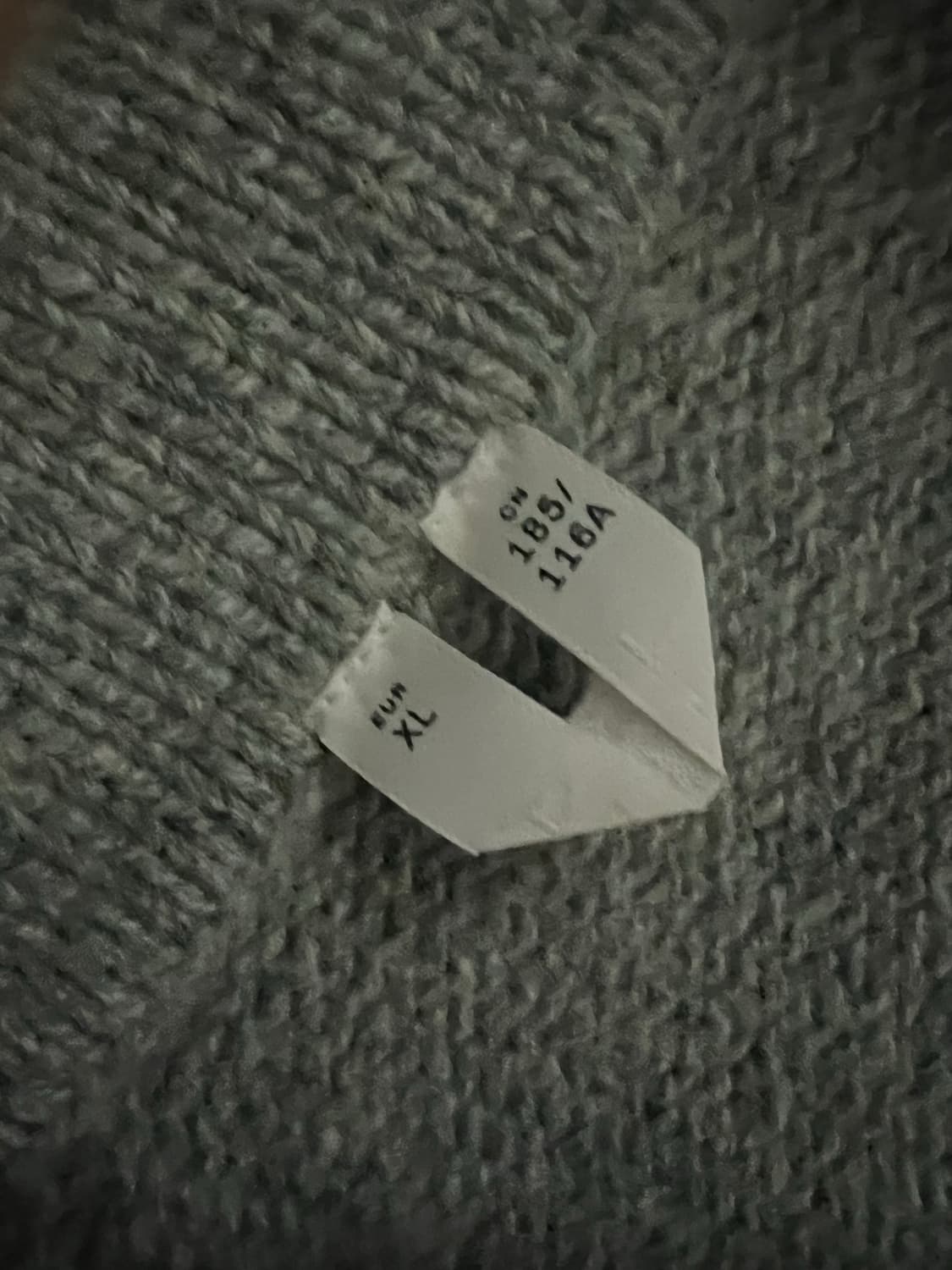 아르켓 하프 니트 집업 그레이 XL 상품이미지2