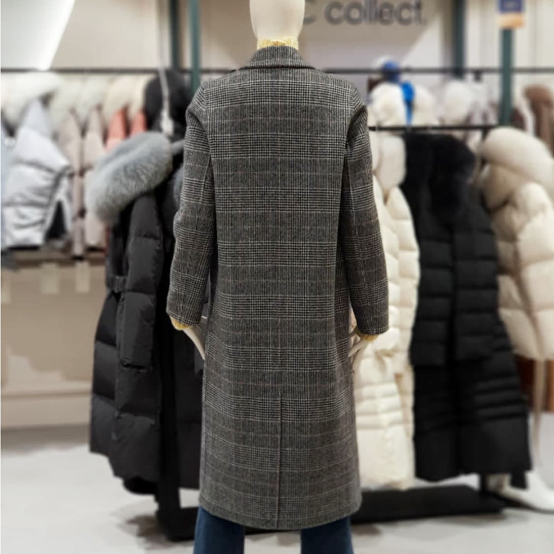 CC콜렉트(cc collect) 체크코트 55 상품이미지3