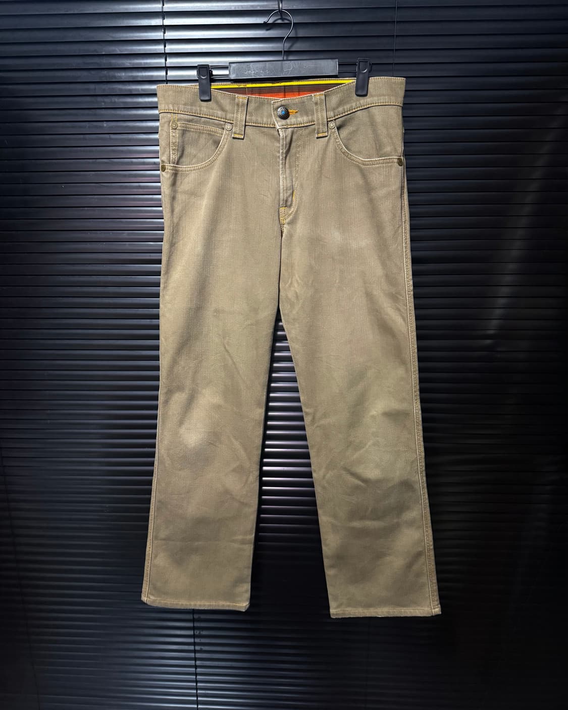 에드윈 503 일본 베이지 데님 31 웨스턴 가죽 스웨이드 나바호 터키석 상품이미지3