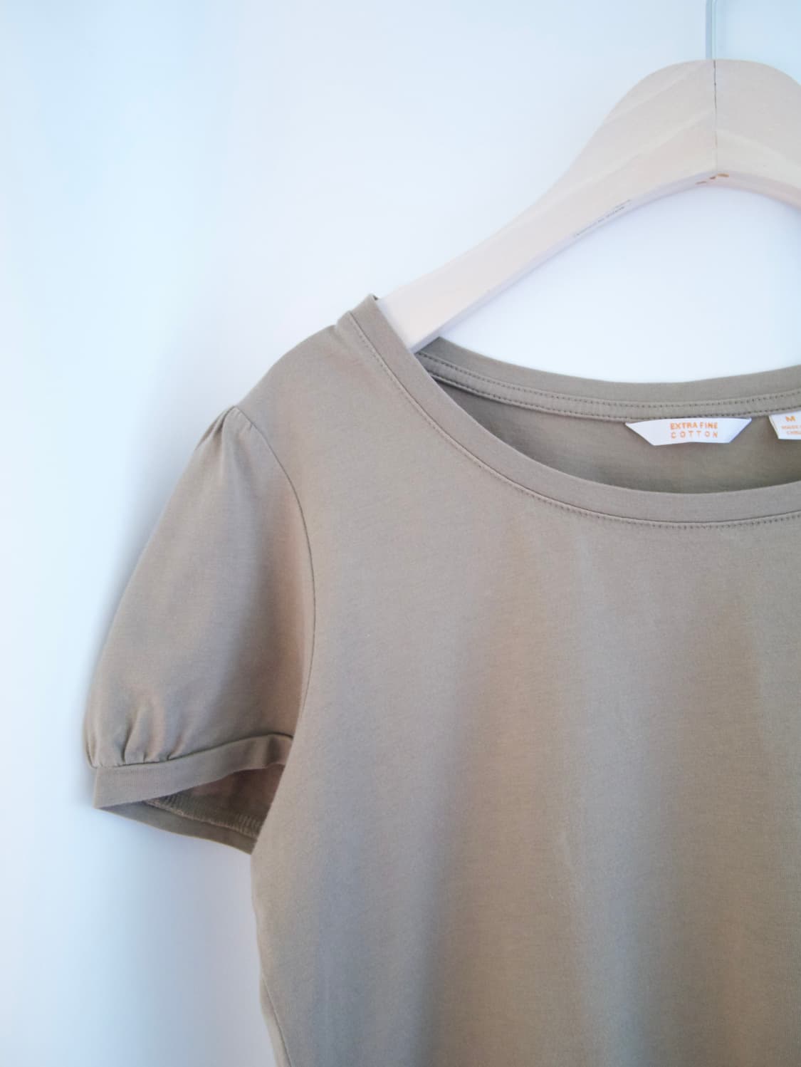 Balloon shoulder basic top 상품이미지4