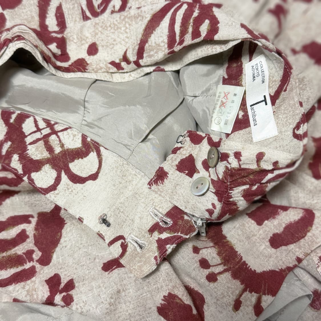 Tachibana 오리엔탈 빈티지 개더 스커트 상품이미지5