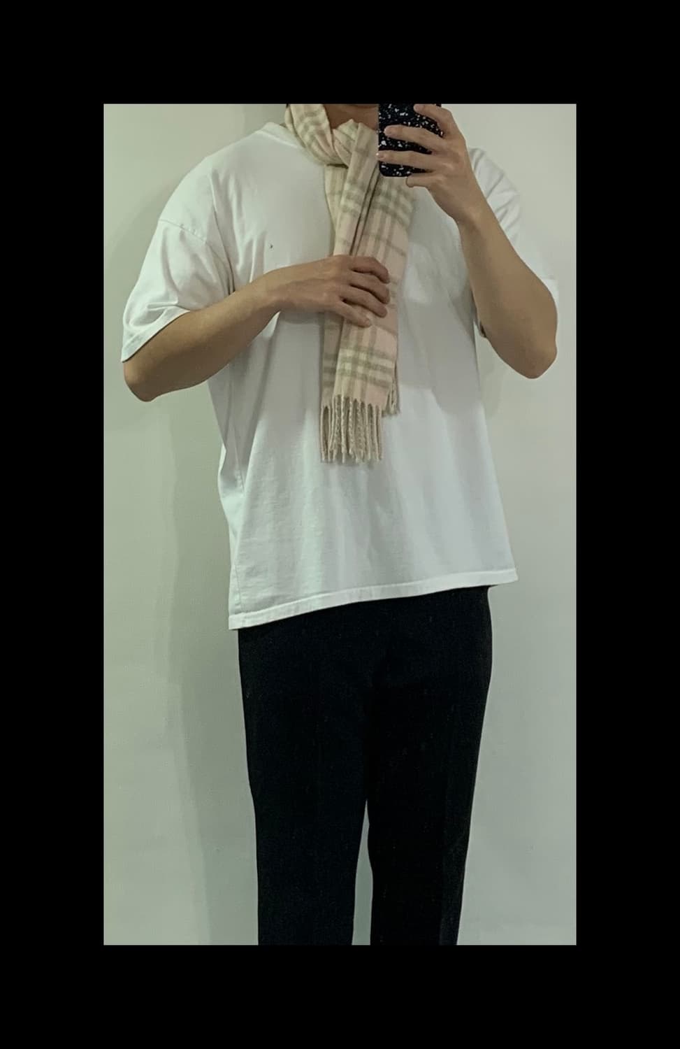버버리 신형 캐시미어 노바체크 머플러(정품) 상품이미지3