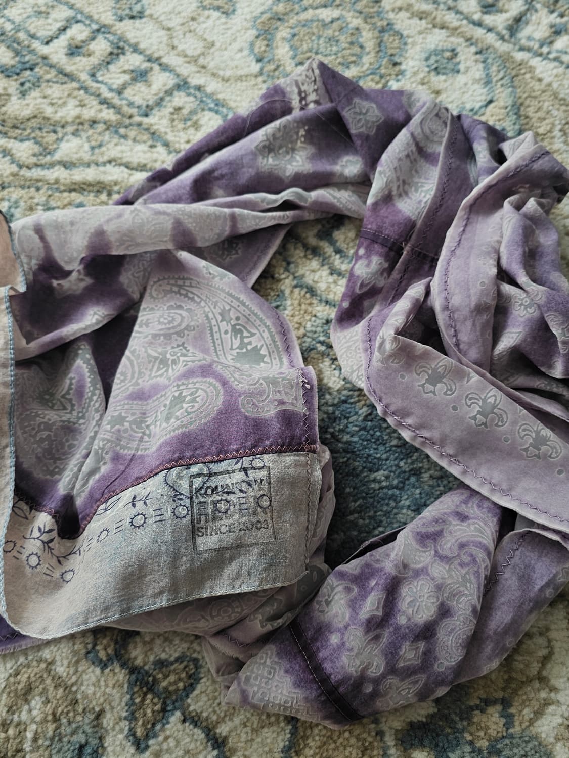 캐피탈 반다나 스톨 머플러 KOUNTRY라인 상품이미지5