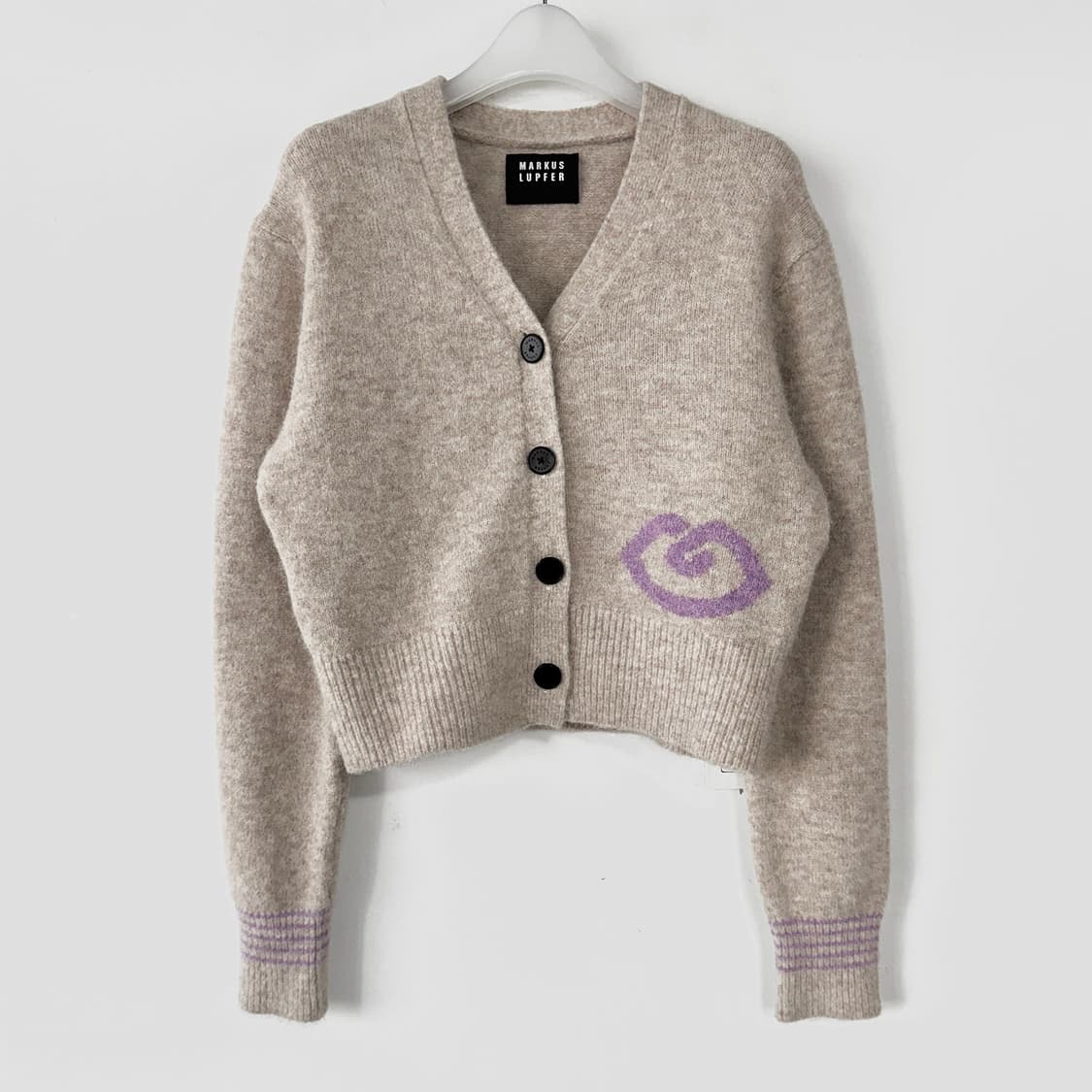 마커스루퍼 알파카 울 니트 가디건 상품이미지1