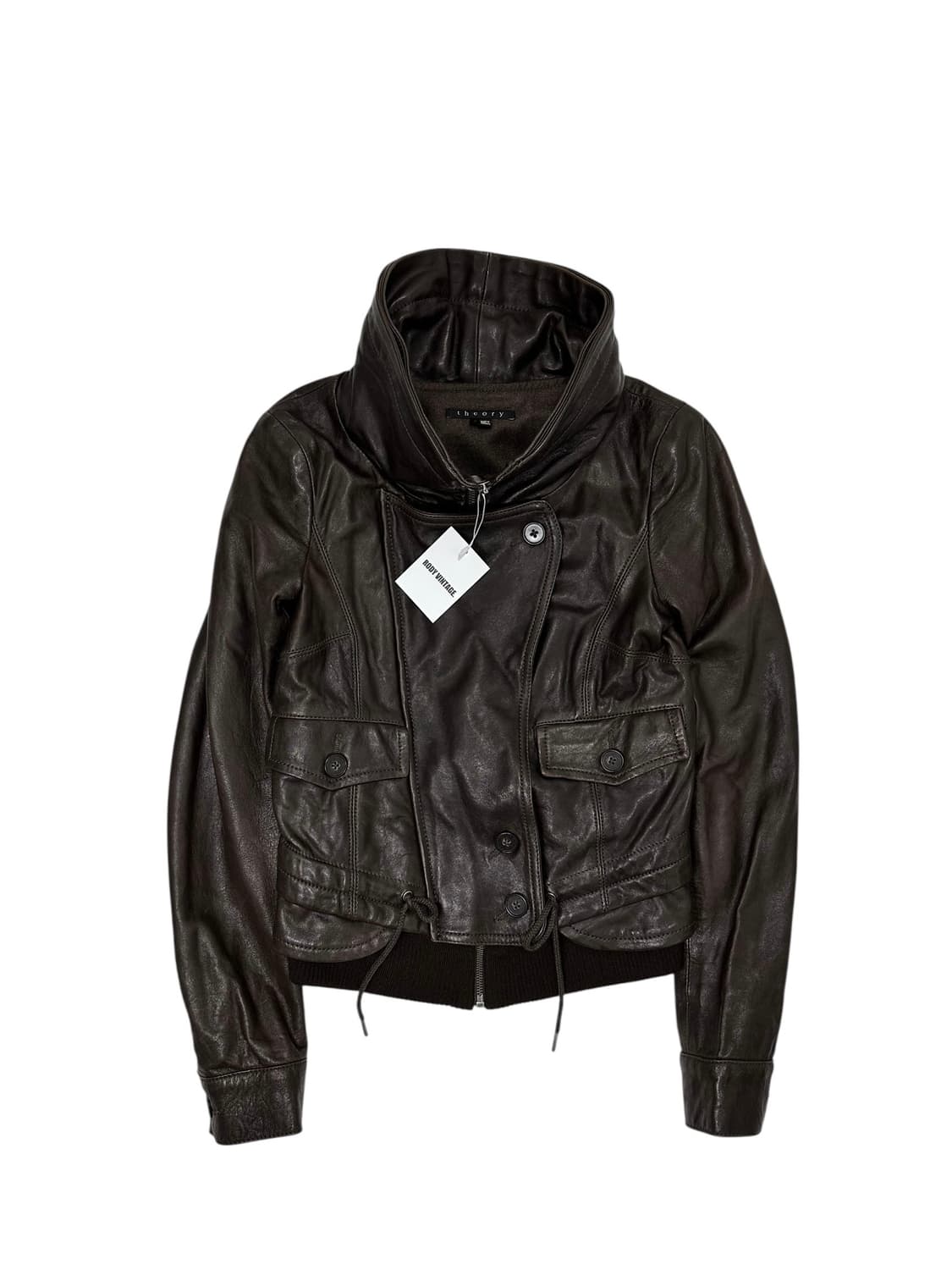 (09s) 띠어리 레더 집업 자켓 상품이미지1