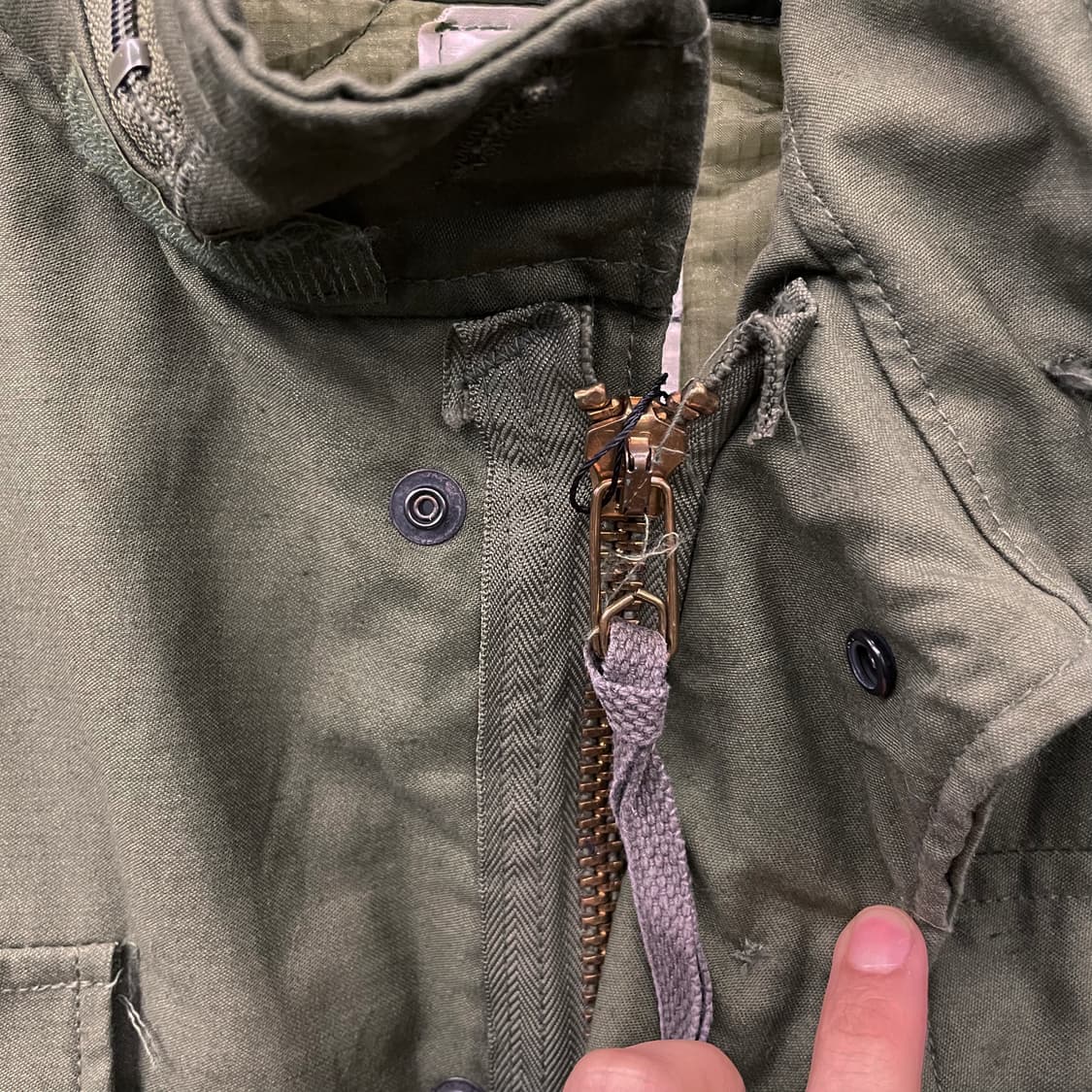 70s M65 필드 자켓 U.S ARMY 오리지널 밀리터리 야상 상품이미지6