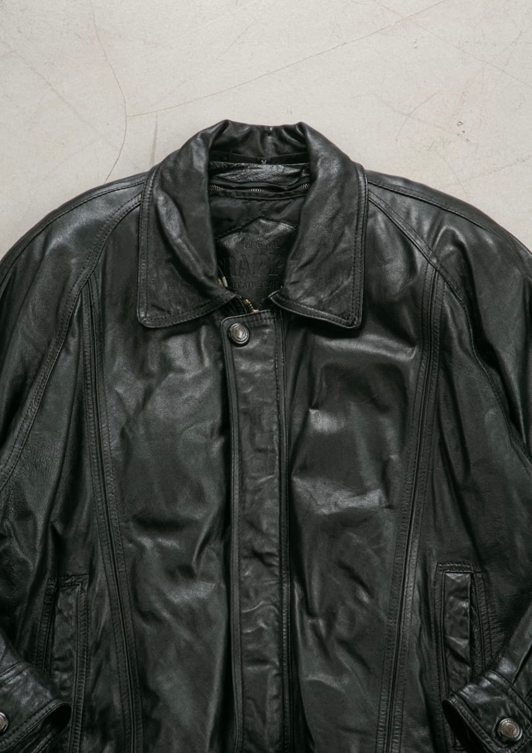 리얼 레더 봄버 자켓 상품이미지2